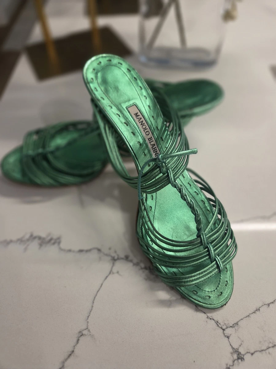 Manolo Blahnik Women's Green for sale | eBay
