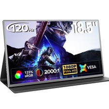 UPERFECT 18.5 Inch 120Hz Gaming Monitor 1920x1080 Portable Screen LCD Display