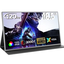 UPERFECT 18.5 Inch 120Hz Gaming Monitor 1920x1080 Portable Screen LCD Display