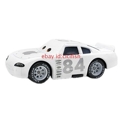 Disney Pixar Cars No.84 White Apple Car 1:55 Diecast Car Toy