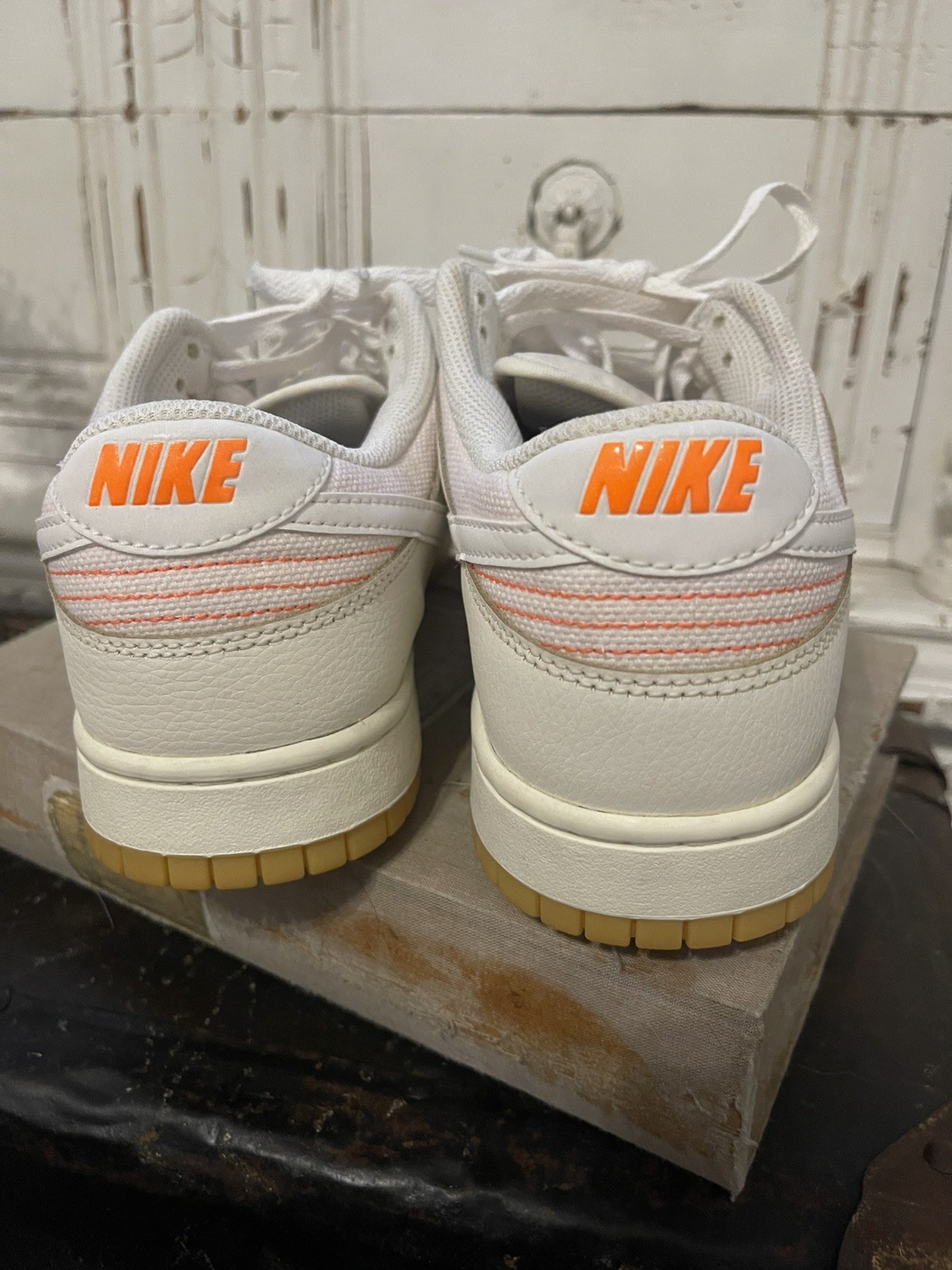 NIKE DUNK LOW SE "PATCHWORK IF LOST RETURN TO" WH… - image 8