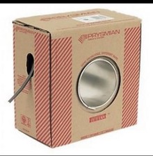 Prysmian 6242Y 2.5mm x 100m PVC Flat Wiring Twin and Earth Cable - Grey