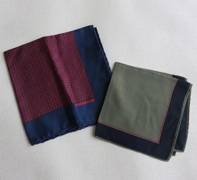 Hermes Pocket Square Stefano Ricci Set Of 2