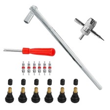 Tire Valve Stem Puller Installer Tool Kit, 6 Pcs TR412 Snap-in Valve Stems  ...