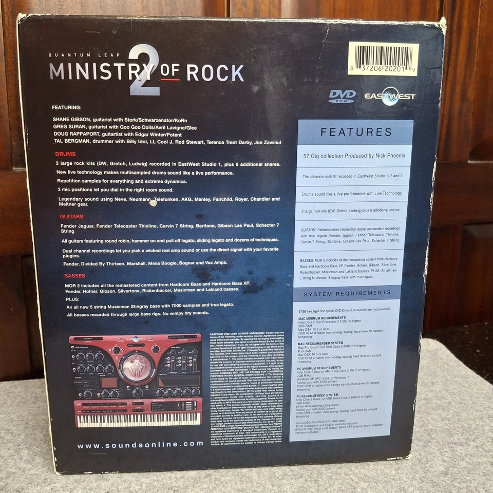 EastWest Quantum Leap Ministry of Rock 2 Virtual Instrument Software – New &... - Image 3 of 4