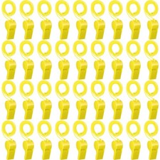 36 Pcs Plastic Whistles with Lanyard Lifeguard ref Whistle Sports Whistle Lou...