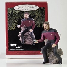 1996 Hallmark Keepsake Ornament Star Trek Next Generation William T Riker