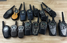 LOT OF 15 Walkie Talkies 2-Way Two-Way Radios Motorola Cobra Uniden UNTESTED