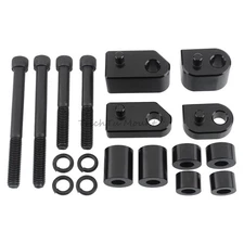 Driver FloorBoard Outward Extension Spacer Set For Harley Road Glide Motorcycle