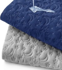 Waterproof Pack and Play Mattress Cover 2 Pack, Soft Quilted Pack and Play