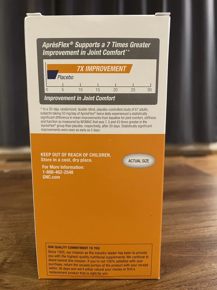 GNC TriFlex Fast-Acting Joint Comfort 240 Caplets - Image 2 of 4