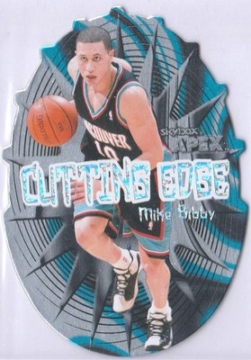 MIKE BIBBY 1999-00 SKYBOX APEX CUTTING EDGE