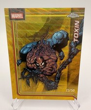 2026 Topps Chrome Marvel TOXIN Gold Wave Refractor /50 #181 23/50 Venom