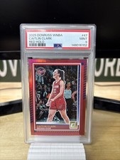 2025 Panini Donruss WNBA Caitlin Clark Indiana Fever #47 Holo Red Serial 086/299