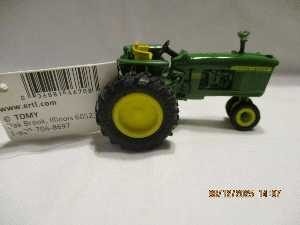 2018 ERTL 2-1/4" DIE-CAST JOHN DEERE 4020 DIESEL FARM TRACTOR-NEW  WITH TAGS - Image 2 of 4