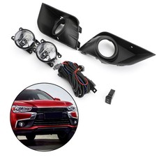 Front Bumper Fog Light Kit For Mitsubishi Outlander Sport Asx Rvr 2016-2018 Us Front Bumper Fog Light Kit For Mitsubishi Outlander Sport Asx Rvr 2016-2018 Us