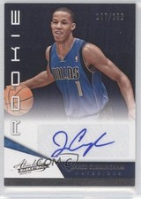 2012-13 Absolute Rookie 101/299 Jared Cunningham #166 Auto 4p7