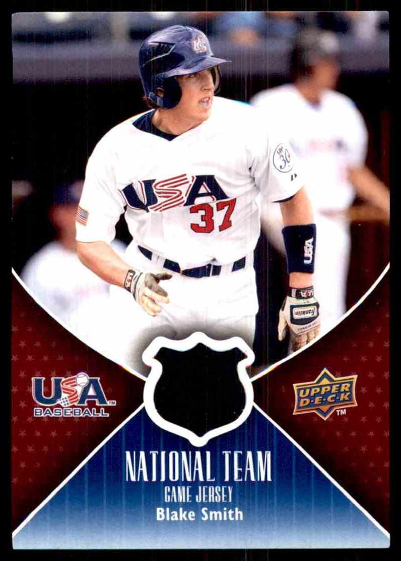 2009 Upper Deck USA National Team Jerseys Blake Smith Jersey #BS