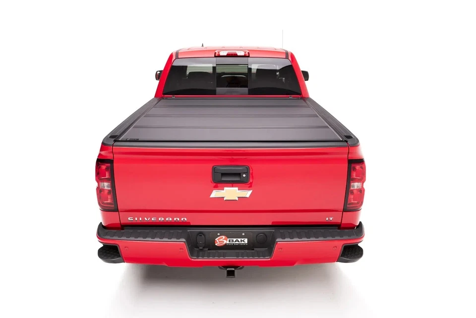 BAK Bakflip MX4 Hard Tri-Fold Tonneau Cover 2015-2019 GMC Sierra 8' Bed — 第 3/4 张图片