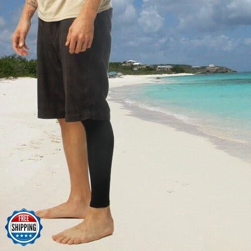 Manga de cubierta de tatuaje de pierna completa con armadura de tinta Tat2X - Pinza antideslizante - Hecha en EE. UU. Foto 4 de 4