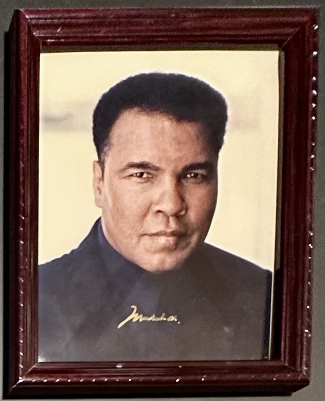Muhammad Ali Signed Photo Framed