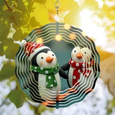 Metal Hanging Wind Spinners & Chimes for Yard & Garden - Whimsical Design