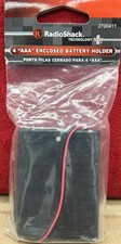 Radio Shack 4 AAA Enclosed Battery Holder with On/Off Switch. 270-0411