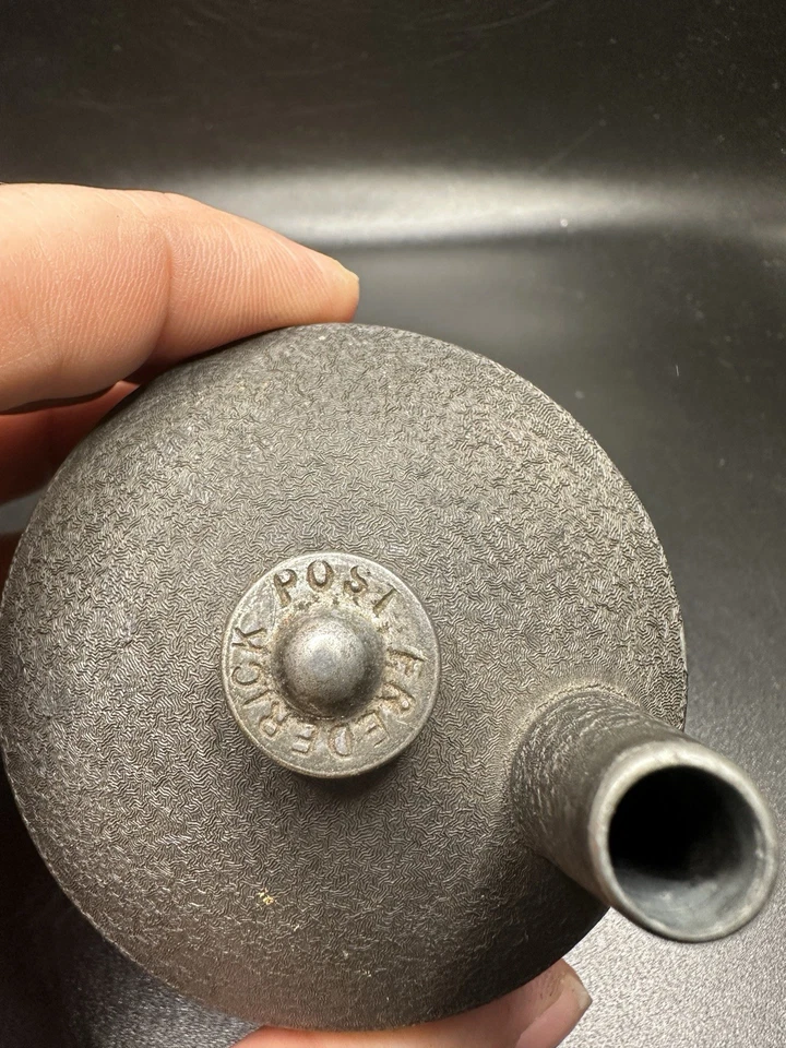 Vintage Lead Pencil Sharpener Cast Iron Frederick Post - Image 2 of 4