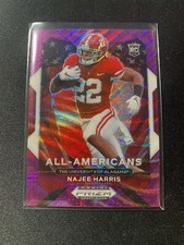 2021 PANINI PRIZM DRAFT PICKS NAJEE HARRIS PURPLE WAVE PRIZM RC ALL-AMERICAN 193