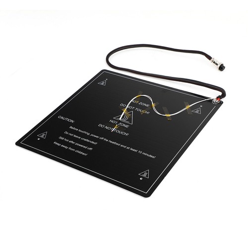 Lit chauffant aluminium 12V Hotbed 330x330x3mm pour CR-10 CR-10S imprimante - Afbeelding 10 van 12