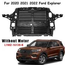 For 2020-23 Ford Explorer Front Bumper Grille Radiator Support Panel Air Shutter