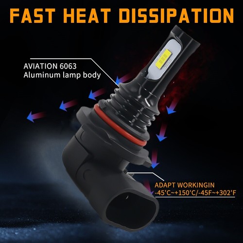For Toyota Avalon 2000-2007 LED Combo Headlight Light Kit Bulbs White 6500K 4PCS - Picture 9 of 13