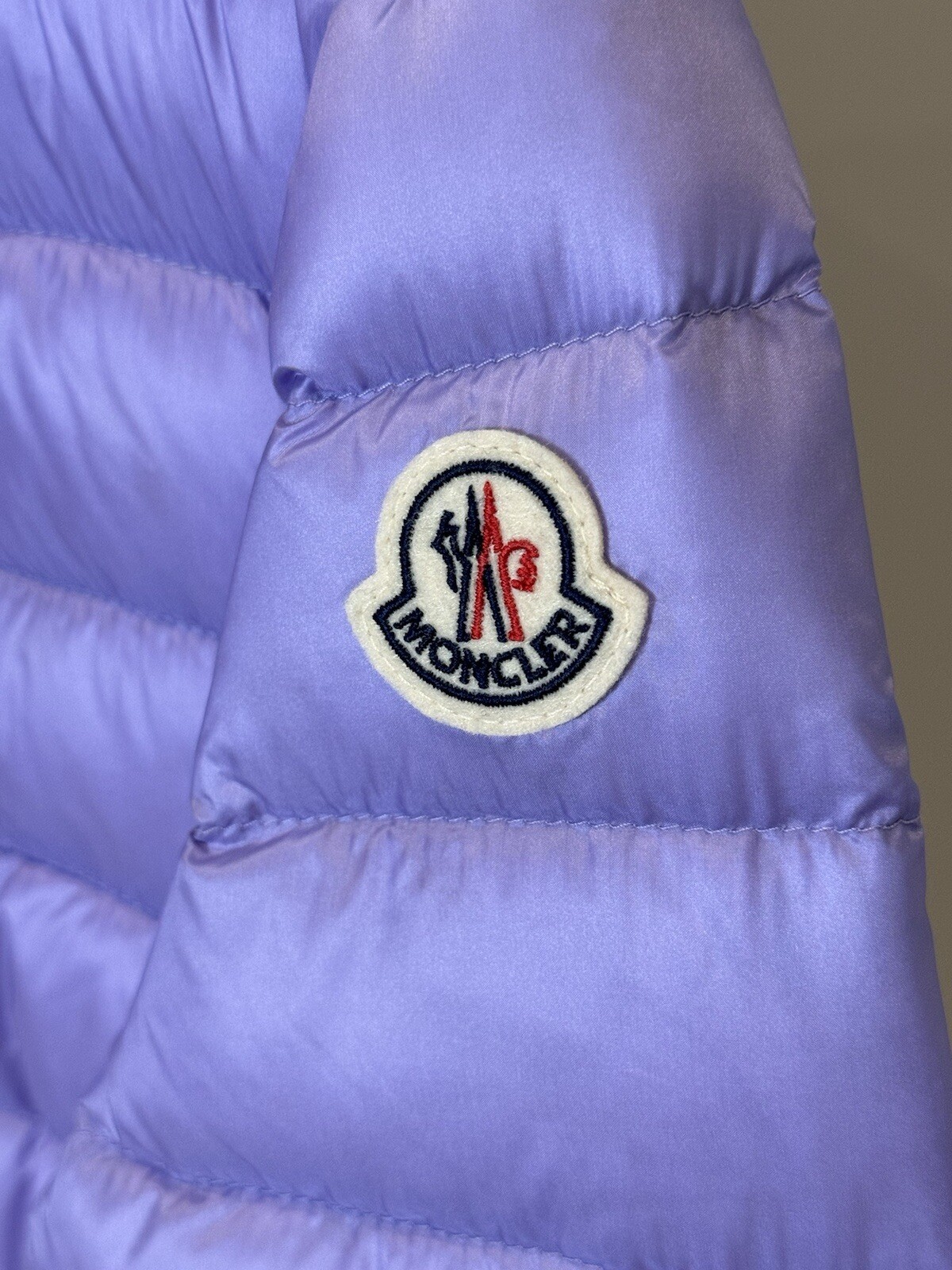 NEW Moncler LANS Light Womens Down Jacket Purple Size 2 * Authentic image 6