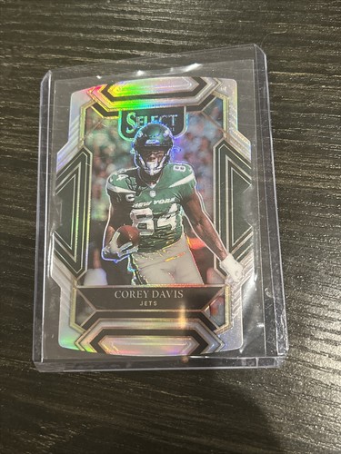 COREY DAVIS 2021 SELECT # 227 PLATA PRIZM TROQUELADO CLUB NIVEL NY NY JETS REFRACTOR - Imagen 3 de 6