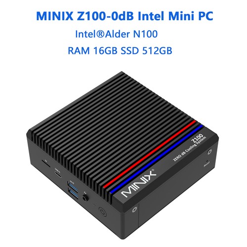 MINIX Z100-0dB Intel N100 gaming pc DDR4 WIFI6 4k 60hzWindows 11 PRO mini laptop - Picture 11 of 11