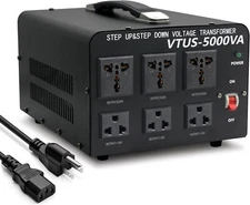LVYUAN 5000 Watt Voltage Converter Transformer Heavy Duty Step Up/Down AC