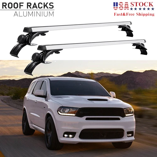 For Dodge Durango 2011-2021 Car Roof Rack Cross Bar Cargo Luggage Carrier Silver