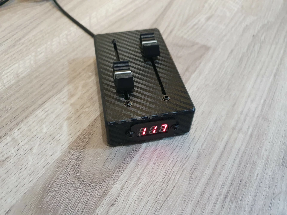 USB und DIN MIDI Controller 2 Fader programmierbar CC#/Kanal/Bereich DAW/SYNTH