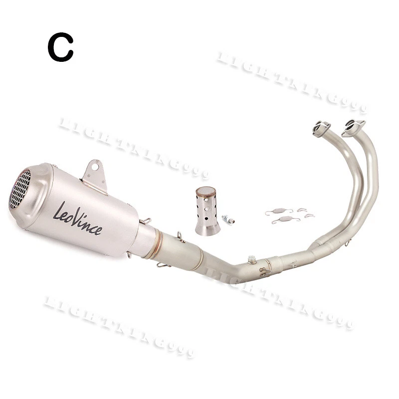 Silenciadores de 51 mm para sistema de escape completo para Yamaha YZF R3 MT03 2016-2023 Foto 4 de 4