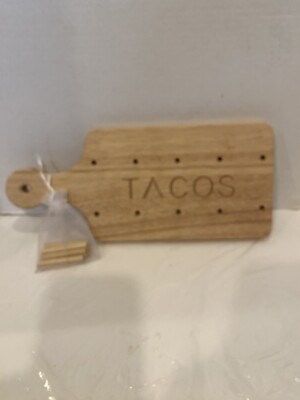 Tacos - Handcrafted Wooden Taco Holder