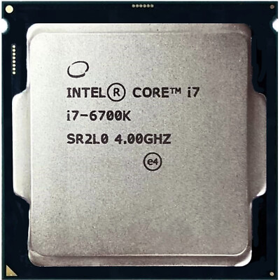 Intel Core i7 6700K Gaming CPU, 4,0 GHz Turbo 4,2 GHz, Intel HD Graphics