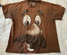 CAMISA MR POTATO HEAD TOY STORY XL MARRÓN CARA CABEZA VINTAGE WALT DISNEY WORLD