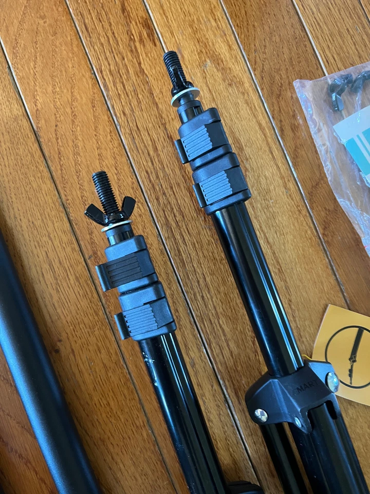 Photo Backdrop Stand 10'x7' Studio Background Support Kit With Clamps Carry Bag - Image 4 of 4