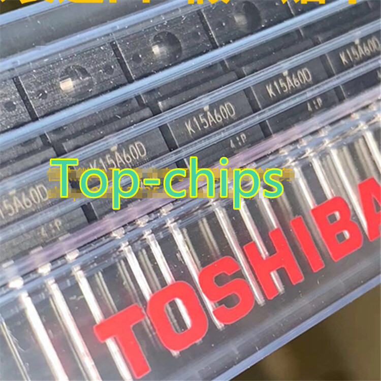 10-Piece Lot K15A60U / TK15A60U TO-220F Transistors - K15A60, TK15A60, K15A60D