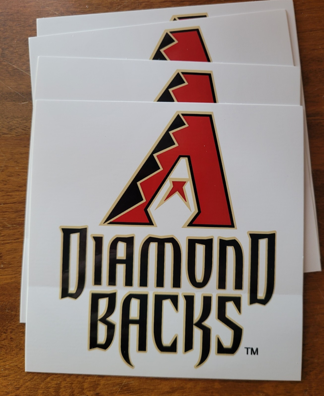 Set Of 4 Arizona Diamondbacks D-Backs MLB Sports Vinyl Decal Stickers 4 ...