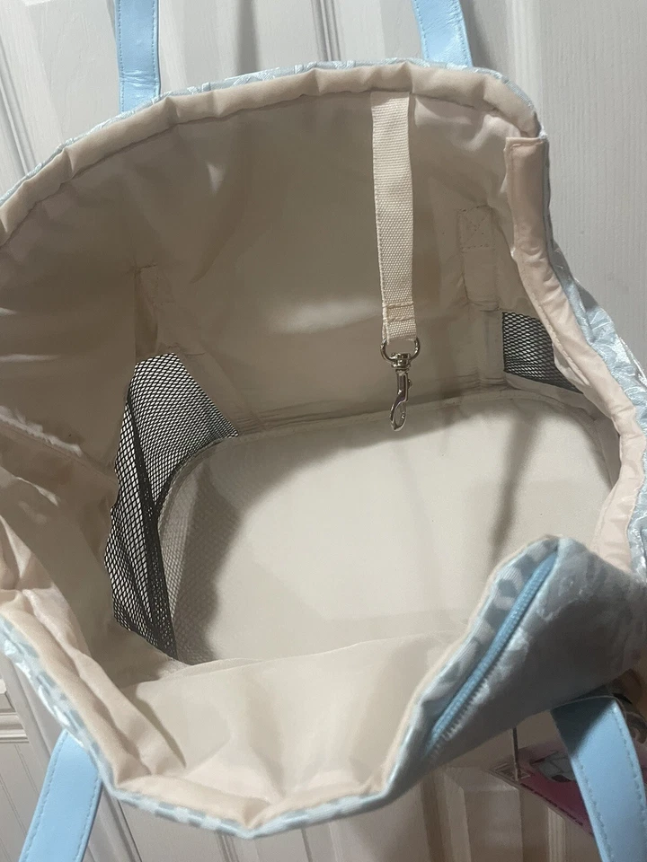 Bolso de mano azul portador de mascotas estilo: UNION RICH PLASTIC FACTORY LTD; Pack n Paws Foto 4 de 4