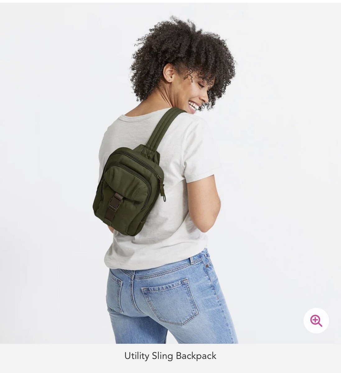 Vera Bradley Utility Sling Backpack Java Navy Camo Bag New Vera Bradley Utility Sling Backpack Java Navy Camo | eBay main image 2