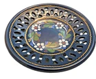 Vintage MCM Topferei Bauer Lauterbach German Folk Art Wall Plate 7.5"