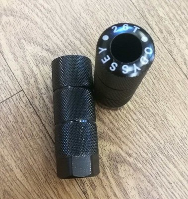 Odyssey Alloy Hollow Bullet Old School BMX Schraubachse Pegs schwarz Paar
