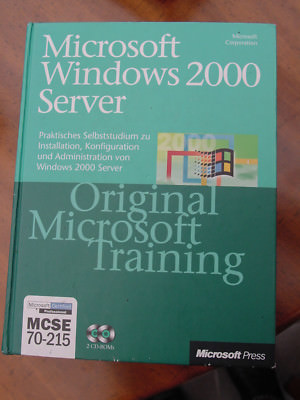 Microsoft Windows 2000 Server MCSE 70-215 - Original Microsoft Training - 854 S.